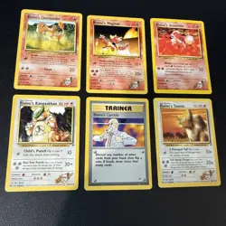 Blaine’s Gym Heroes Pokemon: 6 Card Lot- LP/Excellent WOTC - Image 2