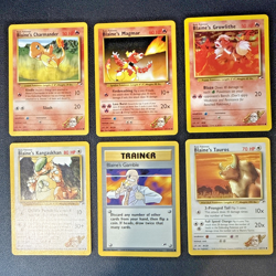 Blaine’s Gym Heroes Pokemon: 6 Card Lot- LP/Excellent WOTC - Image 4