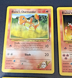 Blaine’s Gym Heroes Pokemon: 6 Card Lot- LP/Excellent WOTC - Image 5