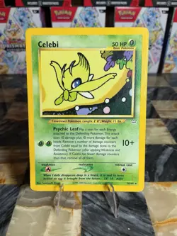 Pokemon TCG Celebi Neo Revelation Card 16/64 Regular Rare - Image 1