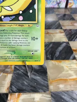 Pokemon TCG Celebi Neo Revelation Card 16/64 Regular Rare - Image 5