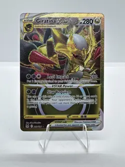 Pokemon Giratina VSTAR 212/196 Lost Origins Secret Rare Card Near Mint Condition - Image 1