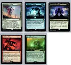 FOIL Sun's Twilight SET 5 Magic the Gathering MTG Phyrexia All Will Be One White - Image 1