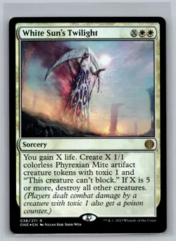 FOIL Sun's Twilight SET 5 Magic the Gathering MTG Phyrexia All Will Be One White - Image 3