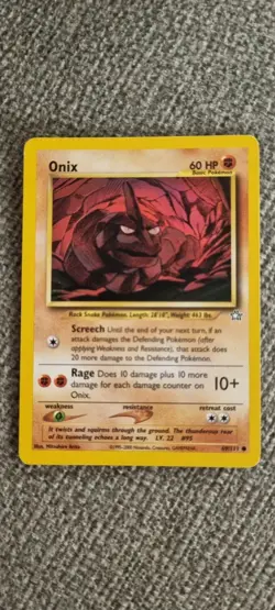 Onix - Pokemon TCG - MP - Common - Neo Genesis 69/111 - Image 1
