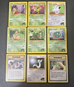 Erika's Pokemon TCG Gym Heroes Card Lot Vintage Cards - LP/Excellent - Image 1