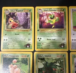 Erika's Pokemon TCG Gym Heroes Card Lot Vintage Cards - LP/Excellent - Image 3