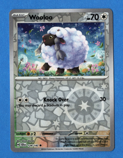 Pokemon Stellar Crown - 125/142 Dubwool Reverse Holo - Image 1