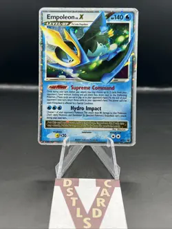 Pokemon Diamond & Pearl Black Star Promo - EMPOLEON LV. X DP11 HP - Image 1