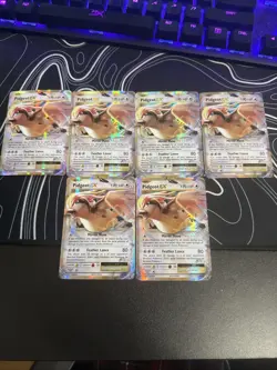 Pokemon TCG Pidgeot EX 64/108 XY Evolutions Extended Art Ultra Rare Lot Of 6 - Image 1