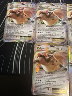 Pokemon TCG Pidgeot EX 64/108 XY Evolutions Extended Art Ultra Rare Lot Of 6 - Image 2