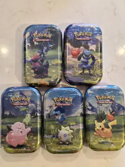 Pokemon TCG Ascended Heroes Mini Tin Lot Of 5 - IN HAND - Image 1