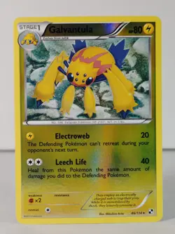 Galvantula - Reverse Holo - Black & White - POKEMON - 46/114 NM -Z - Image 1