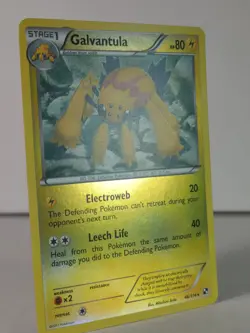 Galvantula - Reverse Holo - Black & White - POKEMON - 46/114 NM -Z - Image 2