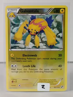 Galvantula - Reverse Holo - Black & White - POKEMON - 46/114 NM -Z - Image 5
