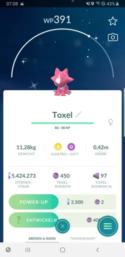 Pokemon Go Shiny Toxel - Pokemon Go Schillernd Toxel - Image 1