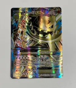 2016 Pokemon M Steelix EX (Full Art) 109/114 XY - Steam Siege Holo LP - Image 2