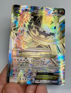 2016 Pokemon M Steelix EX (Full Art) 109/114 XY - Steam Siege Holo LP - Image 3
