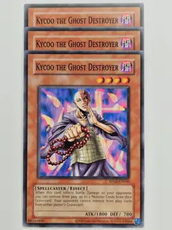 Yu Gi Oh - 3x RP02-EN040 Kycoo the Ghost Destroyer - Common - Image 1