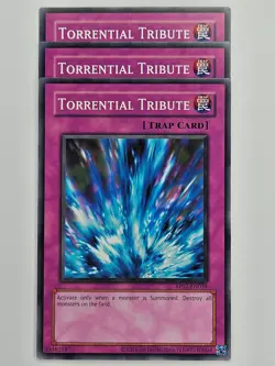 Yu Gi Oh - 3x RP02-EN034 Torrential Tribute - Common - Image 1