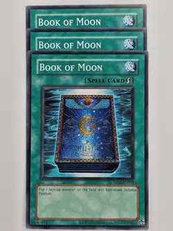 Yu Gi Oh - 3x RP02-EN070 Book of Moon - Common - Image 1