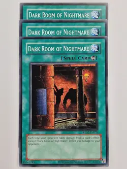 Yu Gi Oh - 3x RP02-EN078 Dark Room of Nightmare - Common - Image 1