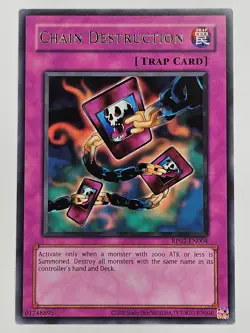 Yu Gi Oh - RP02-EN004 Chain Destruction - Rare - Image 1