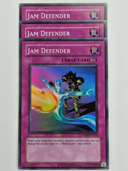 Yu Gi Oh - 3x RP02-EN036 Jam Defender - Super Rare - Image 1
