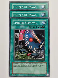 Yu Gi Oh - 3x RP02-EN015 Limiter Removal - Super Rare - Image 1