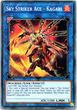 Sky Striker Ace - Kagari - DASA-EN027 Super Rare 1st Edition Yugioh - Image 1