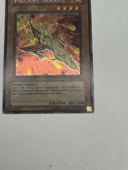YuGiOh GX TCG Force of the Breaker Secret Rare Volcanic Rocket 1edition - Image 3
