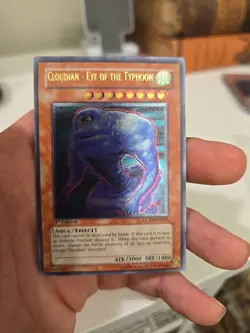 Yugioh Cloudian Eye of The Typhoon GLAS-EN005 1st Edition Ultimate Rare VLP - Image 1