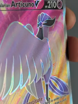 2021 Pokemon Card Galarian Articuno V Chilling Reign 169/198 Ultra Rare Genuine - Image 4