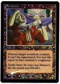 Magic Mercadian Masques 1999: #170/350 Vendetta Common Foil TCG Card, Unplayed - Image 1