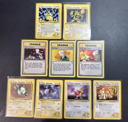 Vintage Lt. Surge's Gym Heroes Pokemon 9 Card Lot 2000 - Holos/1st Ed/Rares - Image 2