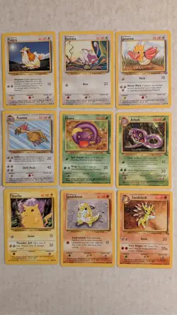 Pokemon Lot of 99 Unique Vintage Base Set, Fossil, Jungle Cards – No Duplicates - Image 2