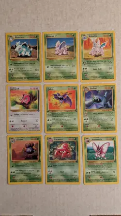Pokemon Lot of 99 Unique Vintage Base Set, Fossil, Jungle Cards – No Duplicates - Image 3