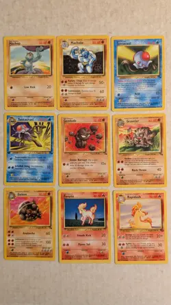 Pokemon Lot of 99 Unique Vintage Base Set, Fossil, Jungle Cards – No Duplicates - Image 5