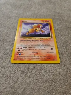 Entei 17/64 Rare Unlimited Neo Revelation Pokemon Card - Image 2