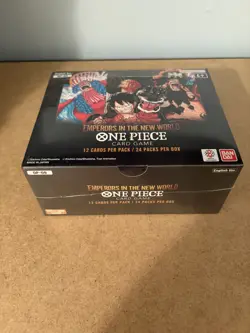 One Piece Card Game OP09 Emperors in the New World Booster Box English SEALED - Image 1