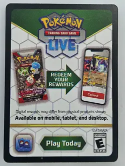 Pokemon - 072 Black Star Promo Great Tusk ex + Code Card - Paldean Fates Tin - Image 3