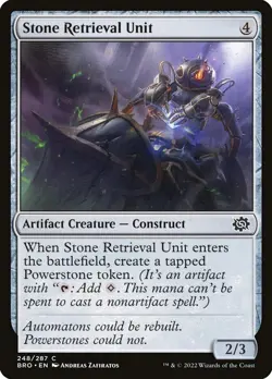 Stone Retrieval Unit (BRO) - MTG - Artifact Creature - Excellent - Image 1