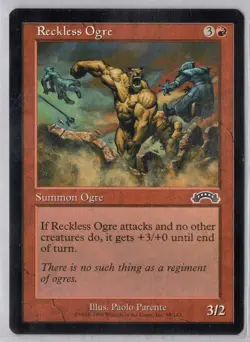 1x Reckless Ogre - Exodus - Light Play - Image 1