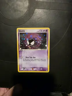 Pokemon TCG Gastly Card 63/112 FireRed & LeafGreen Reverse Holo - Image 1