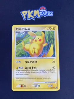Pokemon TCG Pikachu Stormfront 70/100 Regular LP. - Image 1