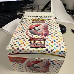 Pokemon Scarlet & Violet EMPTY 151 Booster Bundle Display BOX ONLY - Image 1
