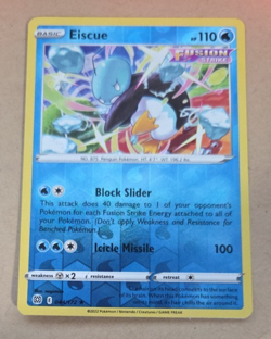 2022 Pokemon Brilliant Stars #44 Eiscue Rev Holo NM to Mint Condition - Image 1
