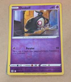 2022 Pokemon Brilliant Star #60 Duskull Rev Holo NM to Mint Condition - Image 1