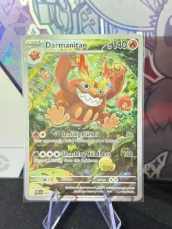 Darmanitan 098/086 Full Art Holo Pokemon Sv Black Bolt English Near Mint - Image 1