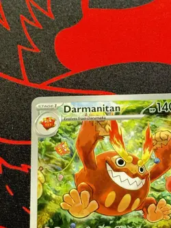 Darmanitan 098/086 Full Art Holo Pokemon Sv Black Bolt English Near Mint - Image 3
